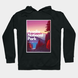 Acadia National Park hike Maine United States Hoodie